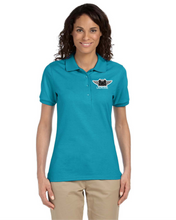 Load image into Gallery viewer, AWA-LAX-553-1 - Jerzees 5.6 oz. SpotShield Jersey Polo - AWA Girls Lacrosse Logo