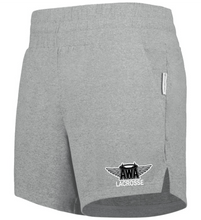 Load image into Gallery viewer, AWA-LAX-731-1 - Holloway Ladies Ventura Soft Knit Shorts (5 Inch Inseam) - AWA Lacrosse Logo