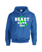 Load image into Gallery viewer, BEAST-LAX-303-5 - Gildan Adult Heavy Blend 8 oz., 50/50 Fleece Hoodie - BEAST Elite Dad Logo