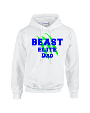 Load image into Gallery viewer, BEAST-LAX-303-5 - Gildan Adult Heavy Blend 8 oz., 50/50 Fleece Hoodie - BEAST Elite Dad Logo