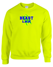 Load image into Gallery viewer, BEAST-LAX-304-2 - Gildan Adult Heavy Blend™ 50/50 Fleece Crew - BEAST LAX Logo