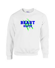 Load image into Gallery viewer, BEAST-LAX-304-3 - Gildan Adult Heavy Blend™ 50/50 Fleece Crew - BEAST Elite Logo