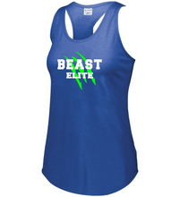 Load image into Gallery viewer, BEAST-LAX-514-3 - Augusta Ladies Lux Tri-Blend Tank - BEAST Elite Logo