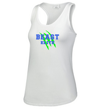 Load image into Gallery viewer, BEAST-LAX-514-3 - Augusta Ladies Lux Tri-Blend Tank - BEAST Elite Logo
