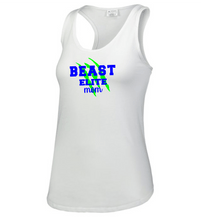 Load image into Gallery viewer, BEAST-LAX-514-4 - Augusta Ladies Lux Tri-Blend Tank - BEAST Elite Mom Logo