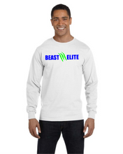 Load image into Gallery viewer, BEAST-LAX-518-1 - Gildan 5.5 oz., 50/50 Long-Sleeve T-Shirt - BEAST Elite Claws Logo