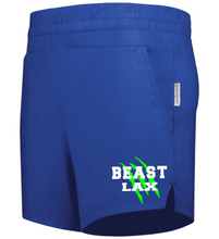 Load image into Gallery viewer, BEAST-LAX-728-2 - Holloway Ladies Ventura Soft Knit Shorts (5 Inch Inseam) - BEAST LAX Logo