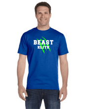 Load image into Gallery viewer, BEAST-LAX-517-3 - Gildan Adult 5.5 oz., 50/50 Short Sleeve T-Shirt - BEAST Elite Logo
