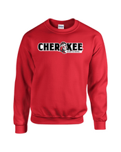Load image into Gallery viewer, CHS-PTSA-305-1 - Gildan Adult 8 oz., 50/50 Fleece Crew -  Cherokee High School Logo