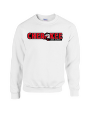 Load image into Gallery viewer, CHS-PTSA-305-1 - Gildan Adult 8 oz., 50/50 Fleece Crew -  Cherokee High School Logo