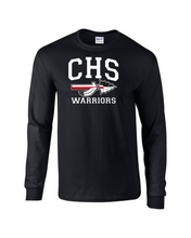 Load image into Gallery viewer, CHS-PTSA-482-3 - Gildan 5.5 oz., 50/50 Long Sleeve T-Shirt -  CHS Arrow Warriors Logo