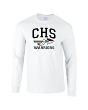 Load image into Gallery viewer, CHS-PTSA-482-3 - Gildan 5.5 oz., 50/50 Long Sleeve T-Shirt -  CHS Arrow Warriors Logo