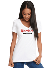 Load image into Gallery viewer, CHS-PTSA-488-4 - Next Level Apparel Ladies' Ideal V - Warriors Arrow Logo