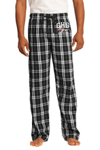 Load image into Gallery viewer, CHS-PTSA-723-3 - District Men's Flannel Plaid Pants - CHS Arrow Warriors Logo
