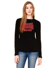 Load image into Gallery viewer, CHS-SOC-611-3 - Bella + Canvas Ladies' Jersey Long-Sleeve T-Shirt - Cherokee Warriors Soccer Logo