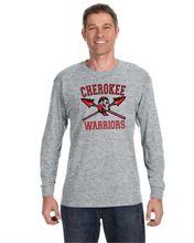 Load image into Gallery viewer, CHS-TRK-516-1 - Gildan 5.5 oz., 50/50 Long-Sleeve T-Shirt - Fear of the Spear Logo