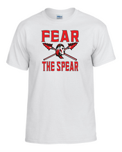Load image into Gallery viewer, CHS-TRK-517-7 - Gildan Adult 5.5 oz., 50/50 T-Shirt - Fear the Spear- Warrior Cross Spear Logo