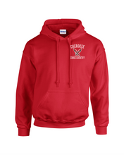 Load image into Gallery viewer, CHS-XC-301-2 - Gildan Adult Heavy Blend 8 oz., 50/50 Fleece Hoodie - Cherokee Cross Country Logo