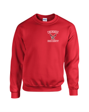 Load image into Gallery viewer, CHS-XC-304-2 - Gildan Crew Neck Sweatshirt - Cherokee Cross Country Logo
