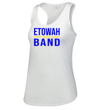 Load image into Gallery viewer, ET-BND-514-2 - Augusta Ladies Lux Tri-Blend Tank - Etowah Band Eagles Logo