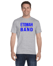 Load image into Gallery viewer, ET-BND-521-2 - Gildan 5.5 oz., 50/50 Short Sleeve T-Shirt -  Etowah Band Eagles Logo
