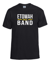 Load image into Gallery viewer, ET-BND-522-2 - Gildan 5.5 oz., 50/50 Short Sleeve T-Shirt -  Etowah Band Eagles Logo