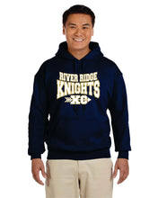 Load image into Gallery viewer, RR-XC-301-1 - Gildan Adult 8 oz., 50/50 Fleece Hoodie - River Ridge KNIGHTS XC Logo