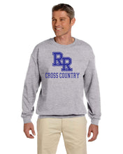 Load image into Gallery viewer, RR-XC-304-2 - Gildan Adult 8 oz., 50/50 Fleece Crew - RR Cross Country Logo