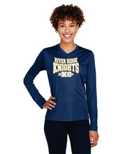 Load image into Gallery viewer, RR-XC-543-1 - Team 365 Zone Performance Long-Sleeve T-Shirt - River Ridge KNIGHTS XC Logo