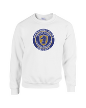 Load image into Gallery viewer, RR-BND-304-2 - Gildan Adult 8 oz., 50/50 Fleece Crew - RR Marching Band Logo