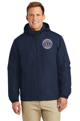 RR-BND-371-21 - Port Authority Hooded Charger Jacket - RRHS Marching KNIGHTS Logo