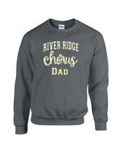 Load image into Gallery viewer, RR-CH-305-3 - Gildan Adult 8 oz., 50/50 Fleece Crew - River Ridge Chorus Dad Logo