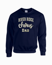 Load image into Gallery viewer, RR-CH-305-3 - Gildan Adult 8 oz., 50/50 Fleece Crew - River Ridge Chorus Dad Logo