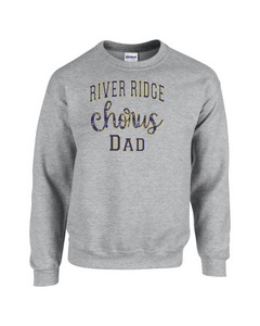 RR-CH-305-3 - Gildan Adult 8 oz., 50/50 Fleece Crew - River Ridge Chorus Dad Logo