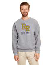 Load image into Gallery viewer, RR-FB-304-1 - Gildan Adult 8 oz., 50/50 Fleece Crew - RR Football Logo