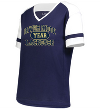 Load image into Gallery viewer, RR-LAX-641-1 - Augusta Ladies Fanatic Tee - RR Lacrosse Logo