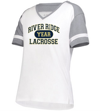 Load image into Gallery viewer, RR-LAX-641-1 - Augusta Ladies Fanatic Tee - RR Lacrosse Logo