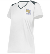 Load image into Gallery viewer, RR-LAX-685-1 - Holloway Ladies Momentum Team Tee - RR Lacrosse Logo