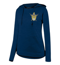 Load image into Gallery viewer, Item RR-SOC-111-1 - Augusta Ladies Shadow Tonal Heather Hoodie - RR Lady KNIGHTS Soccer Logo