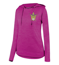 Load image into Gallery viewer, Item RR-SOC-111-1 - Augusta Ladies Shadow Tonal Heather Hoodie - RR Lady KNIGHTS Soccer Logo