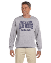 Load image into Gallery viewer, Item RR-SOC-304-2 - Gildan Adult 8 oz., 50/50 Fleece Crew - RR KNIGHTS Soccer Logo