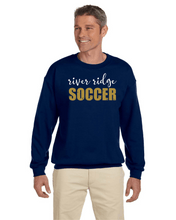 Load image into Gallery viewer, Item RR-SOC-304-3 - Gildan Adult 8 oz., 50/50 Fleece Crew - RR Soccer Logo