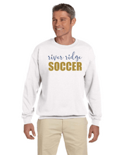 Load image into Gallery viewer, Item RR-SOC-304-3 - Gildan Adult 8 oz., 50/50 Fleece Crew - RR Soccer Logo