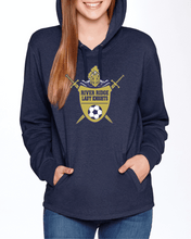Load image into Gallery viewer, Item RR-SOC-314-1 - Next Level Adult PCH Pullover Hoodie - River Ridge Lady KNIGHTS Soccer Logo