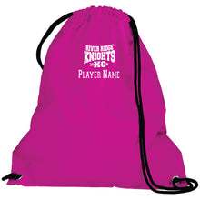 Load image into Gallery viewer, RR-XC-951-1 - Augusta Cinch Bag - River Ridge KNIGHTS XC Logo