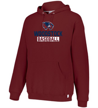 Load image into Gallery viewer, WW-BB-091-1 - Russell Athletic Unisex Dri-Power® Hooded Sweatshirt - Woodstock Baseball Logo