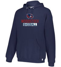 Load image into Gallery viewer, WW-BB-091-1 - Russell Athletic Unisex Dri-Power® Hooded Sweatshirt - Woodstock Baseball Logo