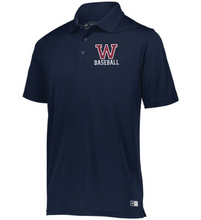 Load image into Gallery viewer, WW-BB-504-2 - Russell Essential Polo - Woodstock W Baseball Logo