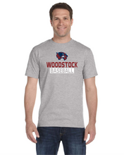 Load image into Gallery viewer, WW-BB-589 - BEEFY-Tee - Hanes Men's Tall Beefy-T - Woodstock Baseball Logo