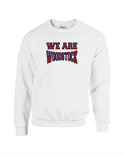 Load image into Gallery viewer, WW-FB-304-03 - Gildan Adult 8 oz., 50/50 Fleece Crew - We Are Woodstock Logo